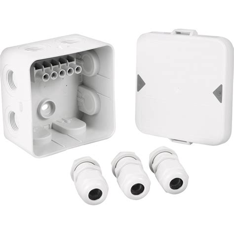 small ip65 junction box|screwfix ip65 connector box.